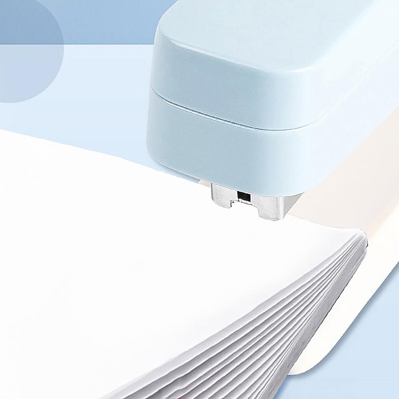 Großer 360 Grad drehbarer Hefter für Studenten, Heim- und Bürogebrauch, Heftmaschine, starke Kupplung, große Kapazität, Klammerentferner