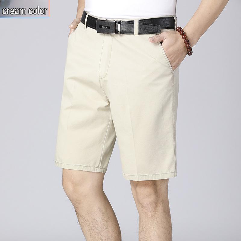 Pánské ležérní letní šortky z čisté bavlny pro táty a dědečky středního věku