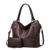 New Fashionable Large Capacity Soft Leather Tote Bag Casual All Matching Women's Shoulder Bag