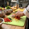 Non-Slip Silicone Cutting Board Hanging Cutting Block Mat Anti-Mold Cutting Board  Food Preparation