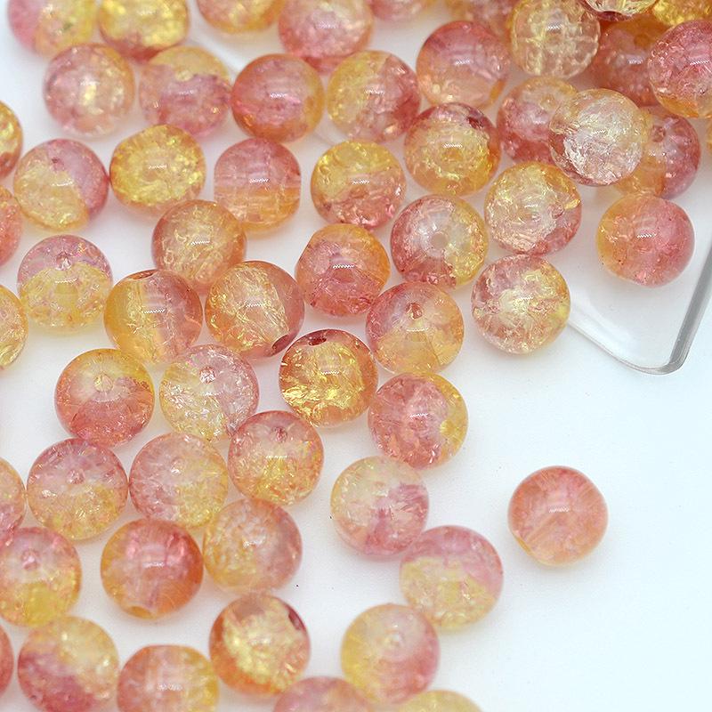 

Разноцветные стеклянные бусины под нефрит: Снежинка, Ледяные трещины, Украшения ручной работы, Браслеты, Ожерелья, Бижутерия из бусин, Круглые и Цветочные бусины 10mm, Hole 2.0mm, 50 beads