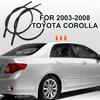 2Pcs For Toyota Corolla 2003-2008 Rubber Roof Drip Molding Weatherstrip Trim Kit