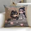Classic Donghua Mo Dao Zu Shi Cushion Cover Soft & Easy-Wash Pillow Case – Versatile for Couch, Bed, Travel and Office