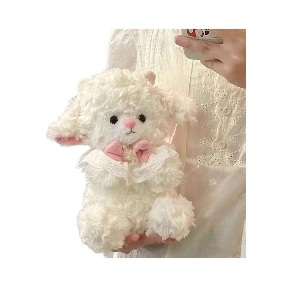 Cartoon Lamb Plush Toy Fluffy Animal Fluffty Doll Sheep Plush Doll  Home Decor