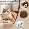 Brinquedos de toque e carregamento destacáveis, interação de voo com bater de asas automático, brinquedos de gato de estimação pardal simulado