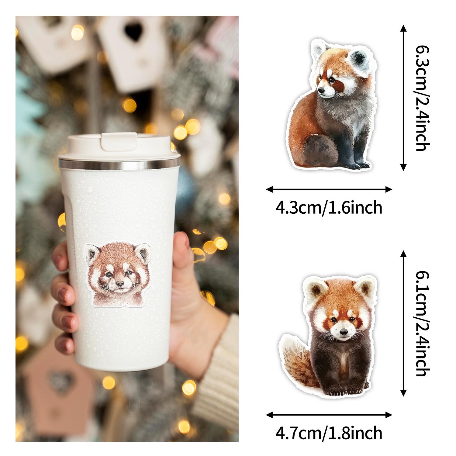 50 Little Raccoon Graffiti Stickers: Cute, Waterproof Designs for Kids  Planners, Water Bottles & Phones