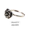Self for Protection Ring Functional Hidden Cool Finger Ring Hip Hop Finger Rings for Men Women Dainty Rose Ring For Wome