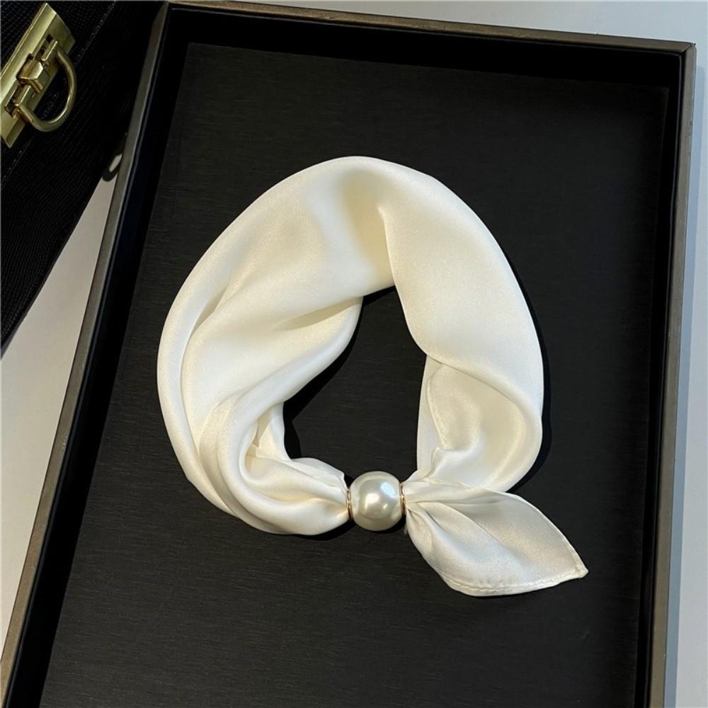 Printed Neck Scarf Thin Neckerchief New Silk Scarf Women Style 2