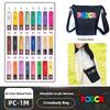 Japanese POSCA Acrylic Marker Set 32Vibrant Colors,1M/3M/5M,Quick-Drying&Smudge-Proof for Professional Artists,Students&Crafters
