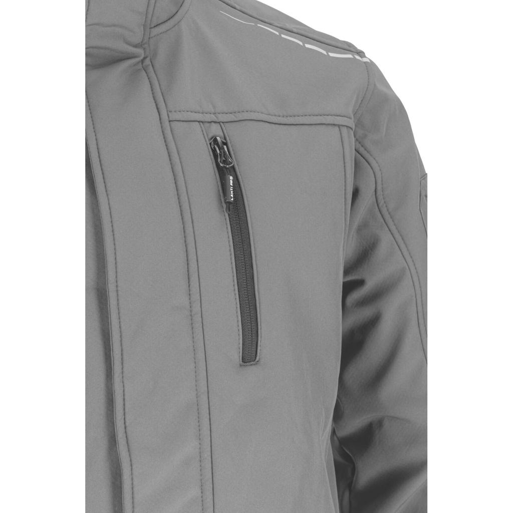 Softshell Jacket With Hood, Insulated, Gray, "", Ce, Lahti