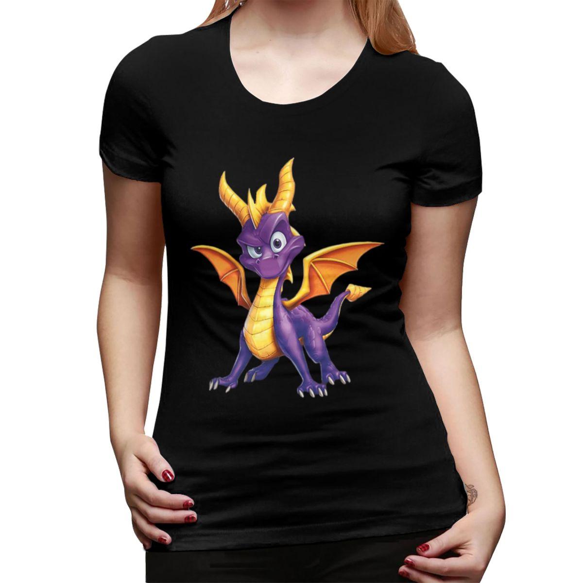 

Ice Spyro TShirt for WOMEN Round Neck Streetwear T Shirts WOMENs Tees Short Summer Clothes Tops 2XL
