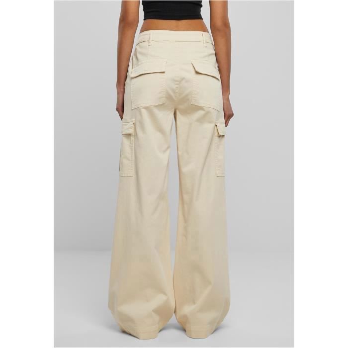 Pantalon cargo large taille haute femme Urban Classics