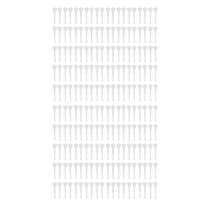 200 Stück Parfüm-Testpapier in Blumenform, Einwegstreifen für ätherische Öle zum Testen von Düften
