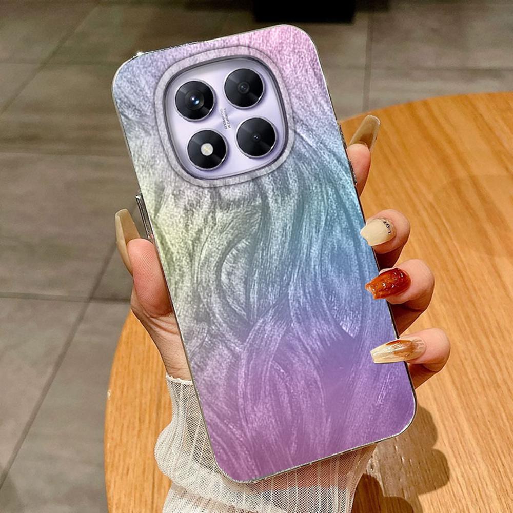 Gradient Colorful Butterfly For Xiaomi Redmi Note 13 14 Pro 4G Note 14 Pro+ 5G Poco X6 Cases Cover Soft Phone Case Silicone Shell Back Funda Bumper