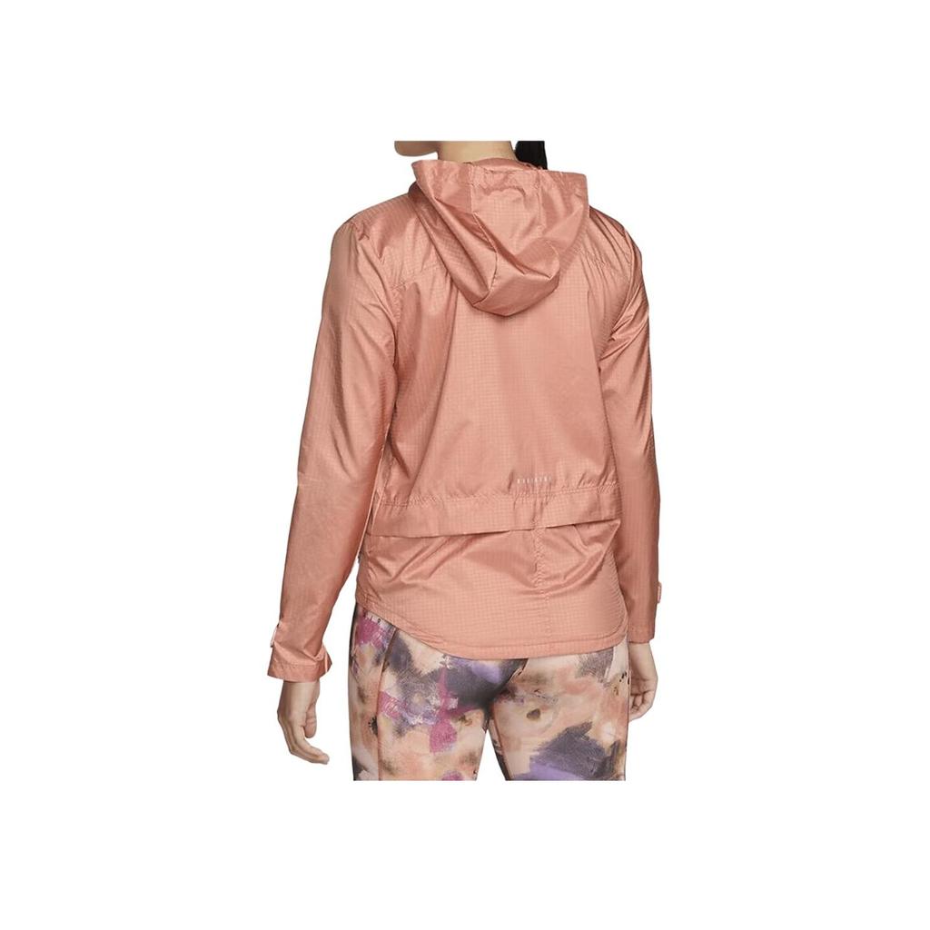 Nike Essential Logo Muster Windbreaker Jacke Damen Jacke Rosa CU3218-824
