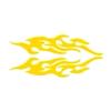 Weatherproof Stylish Easy Apply Reflective Flame Decals Stickers for Cars, Conceal Scratches and Boosts Aesthetic Appeal