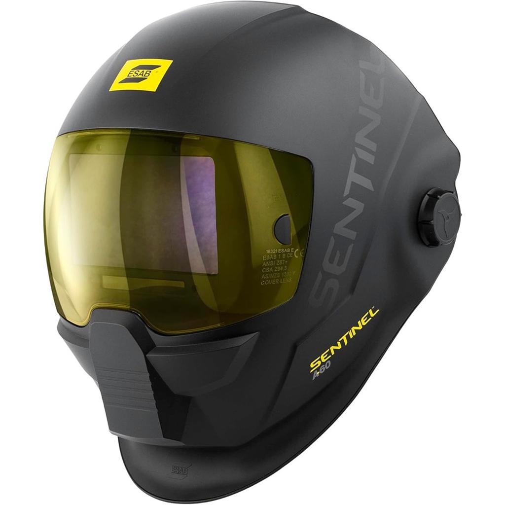 Auto Darkening Welding Helmet Low Profile Design Large Viewing Area High Impact Resistance