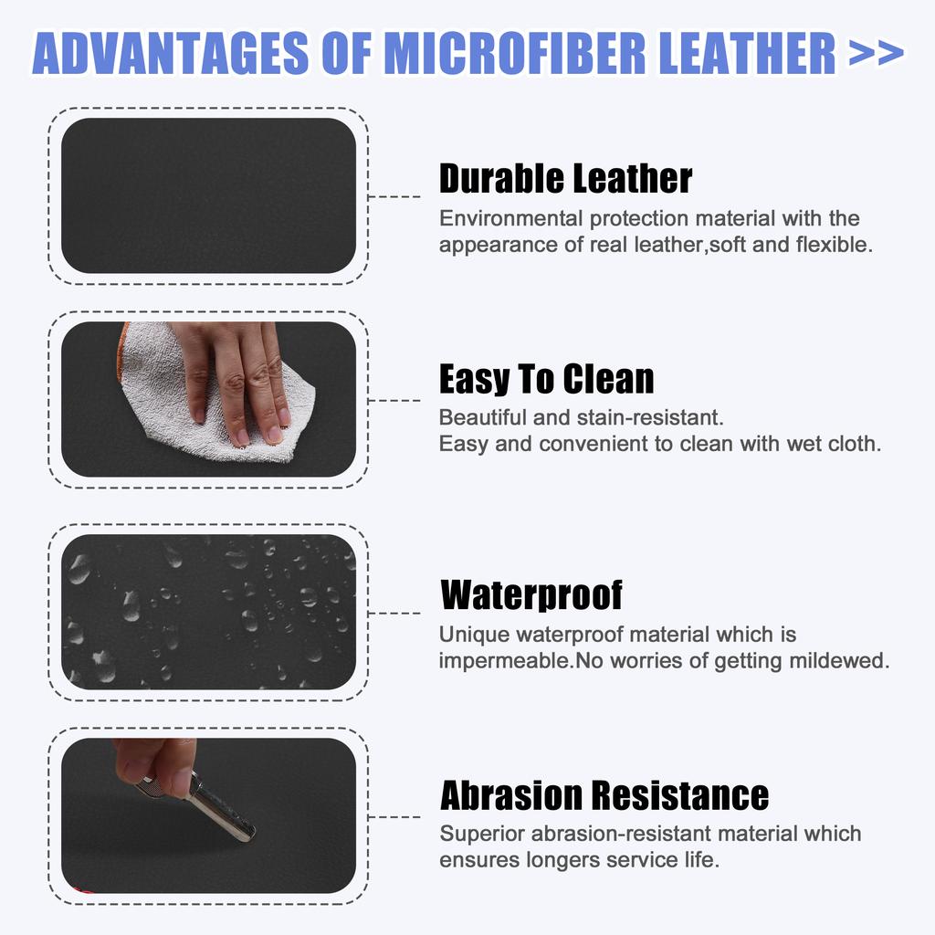 UXCELL Car Center Console Armrest Box Cover for Toyota C-HR 2016-2023 Pad Interior Anti-Scratch Faux Leather Right Hand Drive