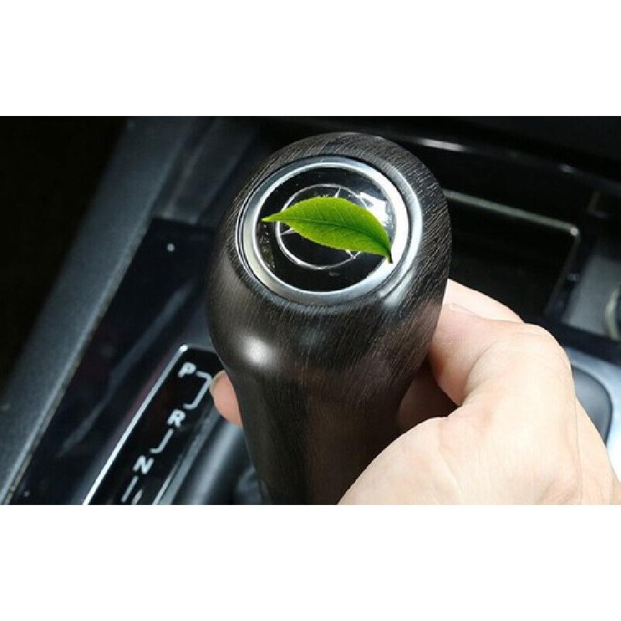 Oak Wood Grain Inner Gear Shift Knob Cover Trim Fit For Benz C-Class 2004-2014
