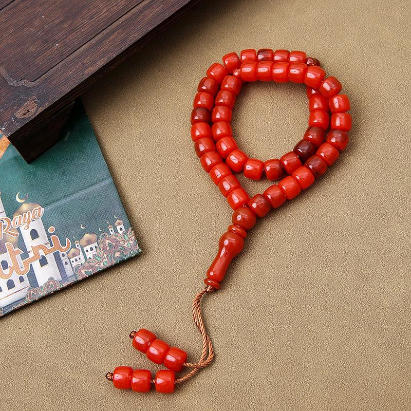 Muslim 45-Bead Tasbih 8x10mm Islamic Prayer Beads Rosary