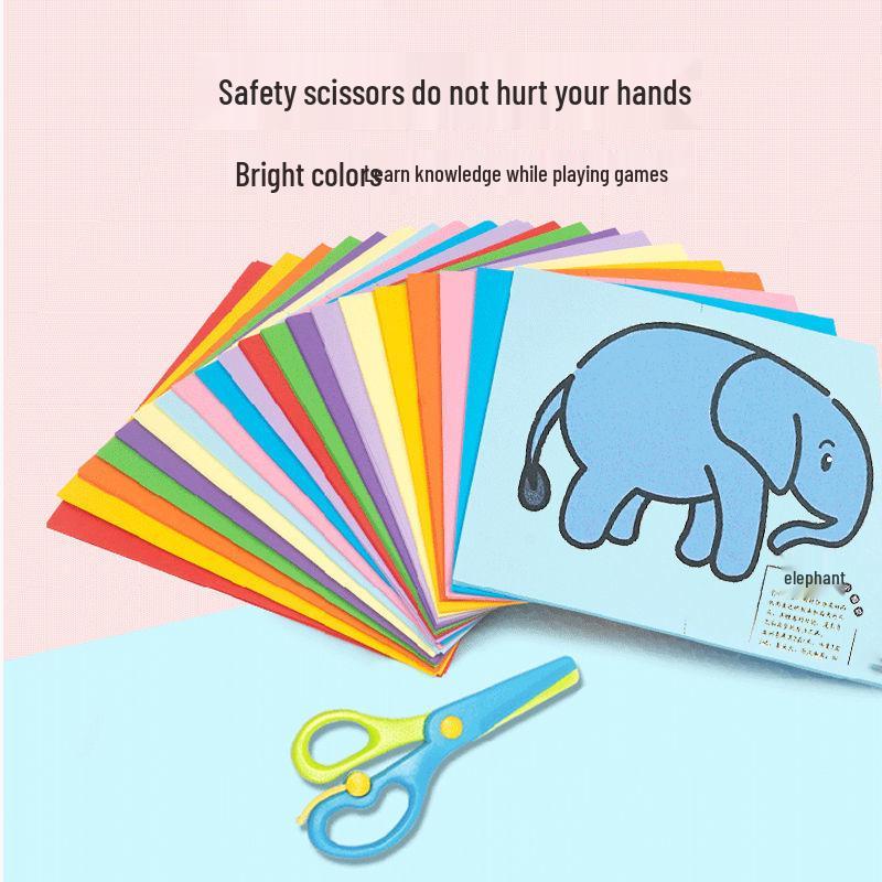 Handmade Educational Paper Cutting Art Materials for Preschool & Kindergarten