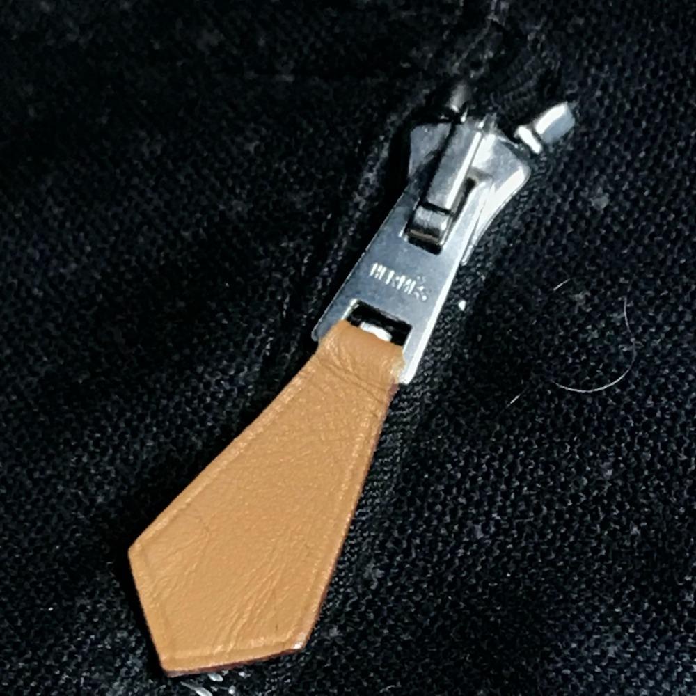 Hermes Fourre ToutGM Fourre Tout GM Tote Bag Shoulder Bag Canvas Black/gray