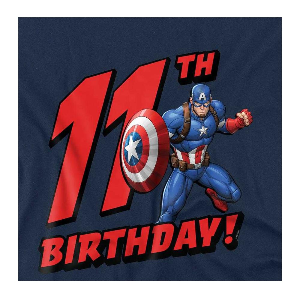 Captain America Childrens/Kids 11th Birthday Sweatshirt