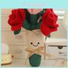 Delightful Plush Rose Doll In Vibrant Red Or Pink Perfect For Romantic Gifts And Decorations