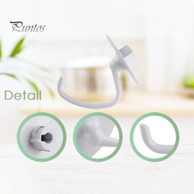 Gancio per impastare per robot da cucina Kitchenaid K45 K45SS KSM90 KSM150 KSM75 KSM103. Gancio di ricambio per impastare, compatibile con frullatori da 4,5-5 litri.