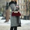 Women Rhinestone Evening Clutch Bags Sparkling Crystal Diamond Party Handbag Purse Vintage Velvet Wedding Cocktail Shoulder Bag