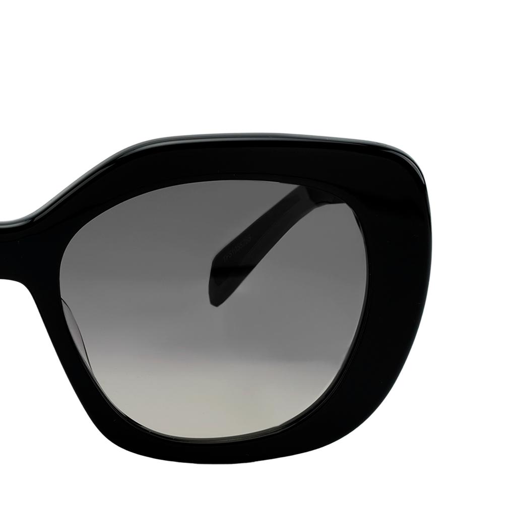 Celine Logo Square Sunglasses Women Sunglasses Black CL40226U5.