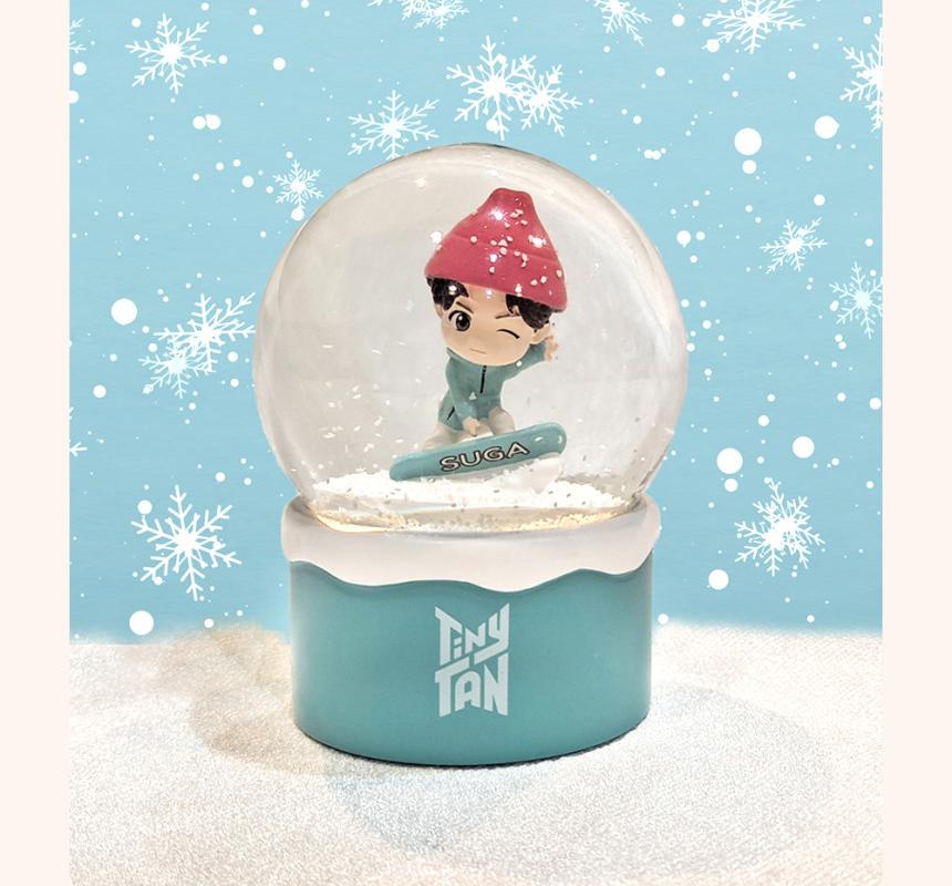 BTS (Bangtan Boys) TinyTAN Schneekugel, offiziell, original, authentisch, K-POP, Idol