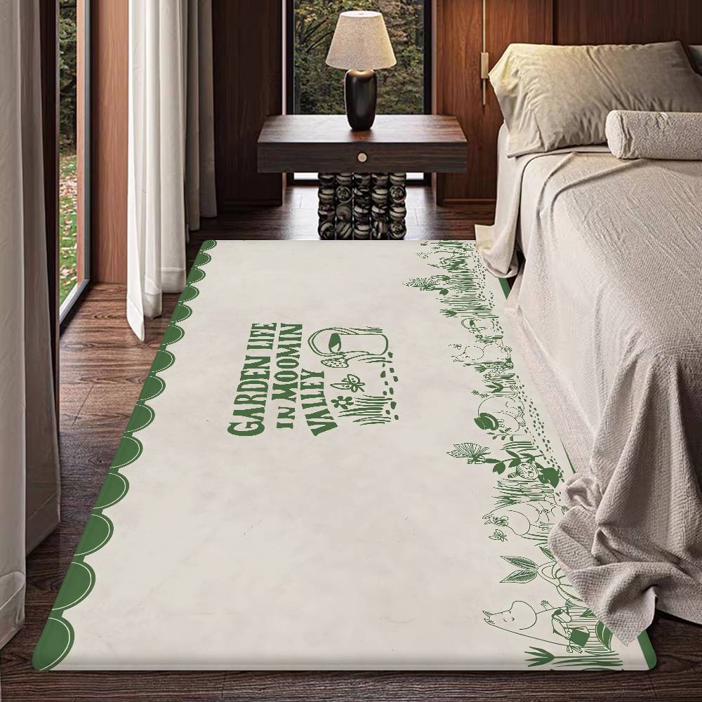 Tappetino Moomin M Carino Stile INS Morbido Pavimento Camera da Letto Casa Tappetino Lavanderia Tappeti Domestici Antiscivolo