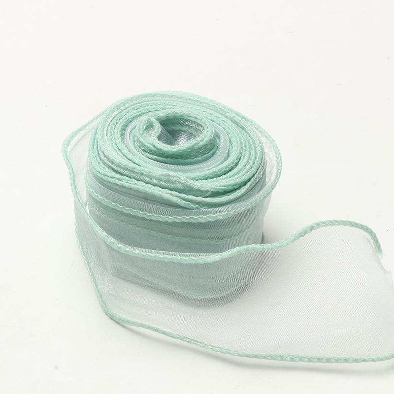 Coreless Iridescent Fishtail Satin Ribbon for Bouquet Packaging