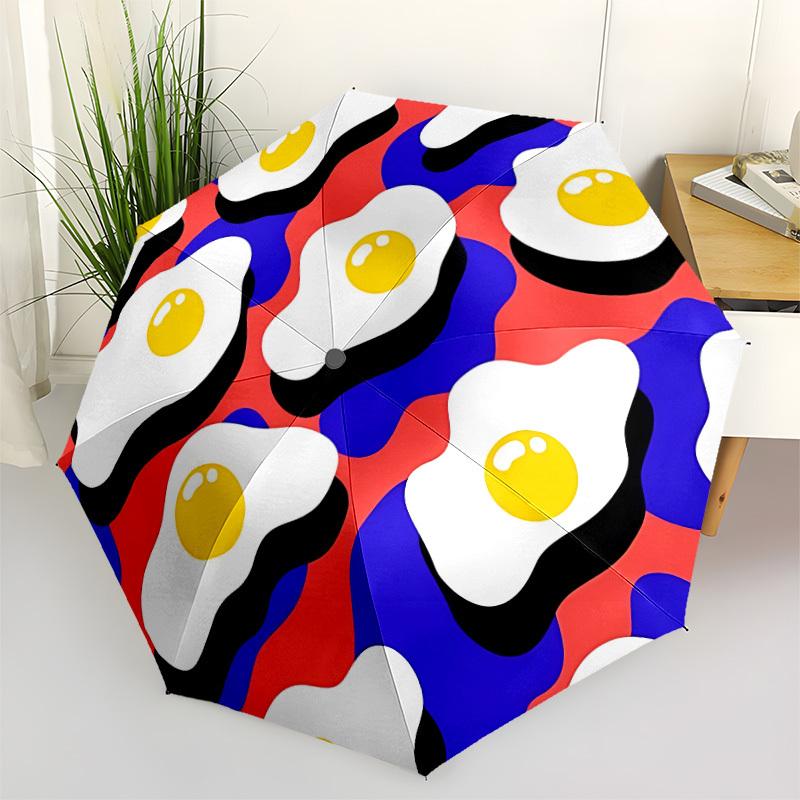 

1pc Eggs Open/Close Folding Umbrella - Raining Gear for Travel Umbrella, All- Portable Umbrella for & Men 8-Rib yy251229006