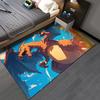 P-P0kem0n C-Charizard Cartoon Dragon Printed Carpet Living Room Bedroom Mat Sofa Kids Room Large Area Decorative Rug Potdemiel