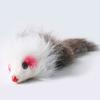 Furry Mouse Cat Toy Crinkle Toy Realistic Plush Paper Mice Mouse Chew Toy Interactive Kitten Toy