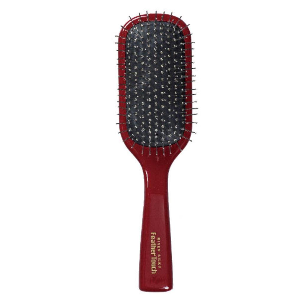 Kinugawa Company Feather Touch Cushion Brush Hair Brush Red 1 Piece (x 1)