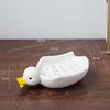 Creative Ceramic Rabbit Soap Dish - No Water Accumulation for Hotel Bathroom or Washbasin