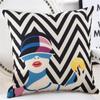 45x45cm Fashion Car Sofa Seat Cushion Cover Cotton Linen Throw Pillowcase Home Living Room Bedroom Decoration