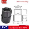 UPVC Female Thread Bushing for Pressure Gauge Instrument Fitting