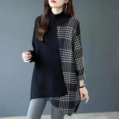 Sweatshirt for Women Sweater Oversize Fleece Thickened Loose Half-high Neck Casual Pullover Long Sleeve Top Sweatshirt