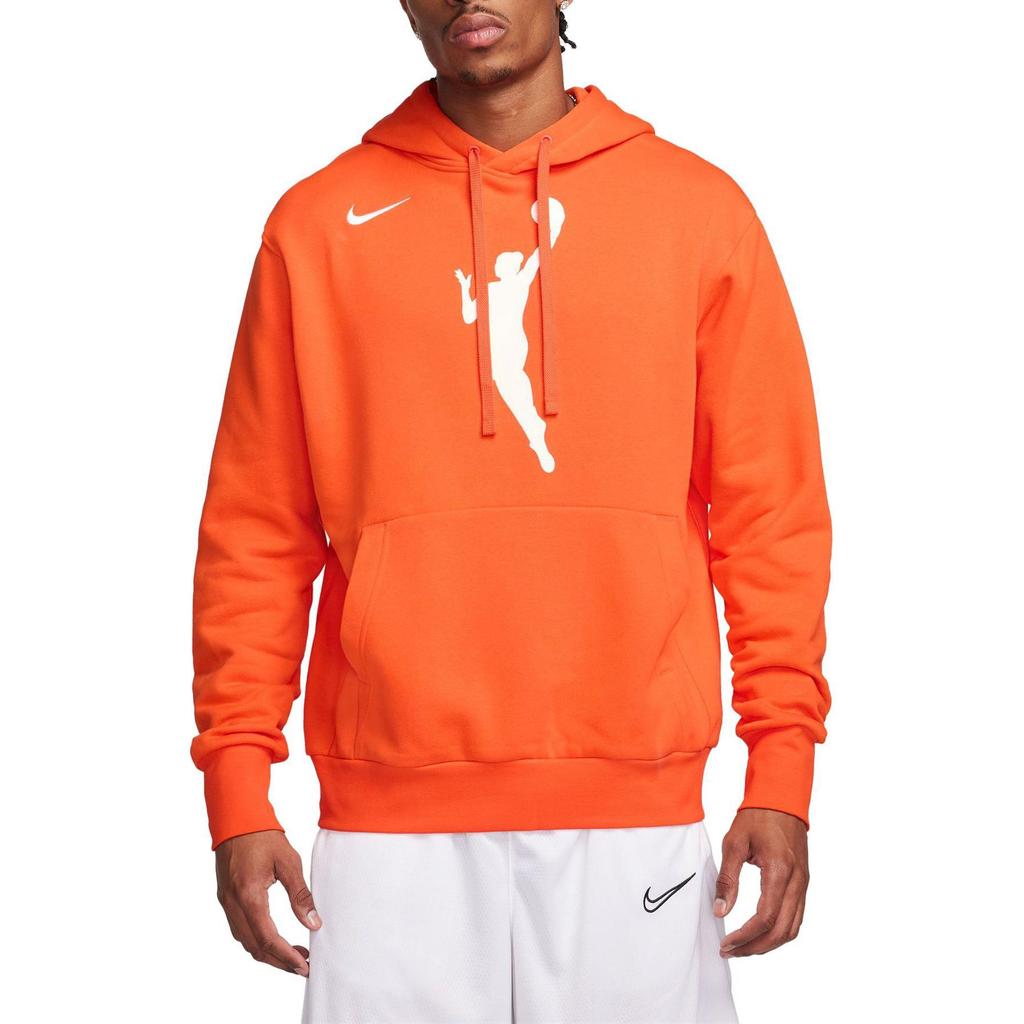 Nike Sweatshirts Unisex Orange Hooded Moderate Regular DR9596-820