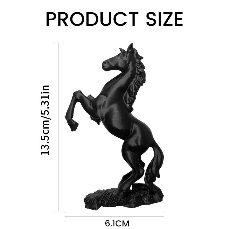 3D Printed Horse Statue Pegasus Sculpture Horse Year Ornament Modern Animal Art Decor Success Symbol For Home & Office