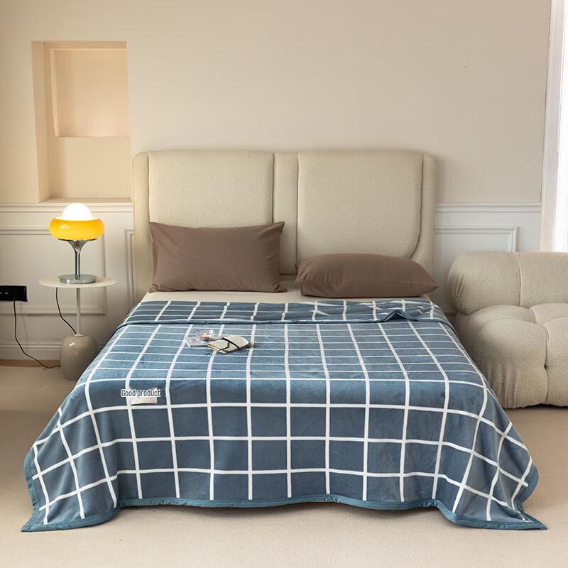 LISM Muji Style Heavy Flannel Fleece Blanket