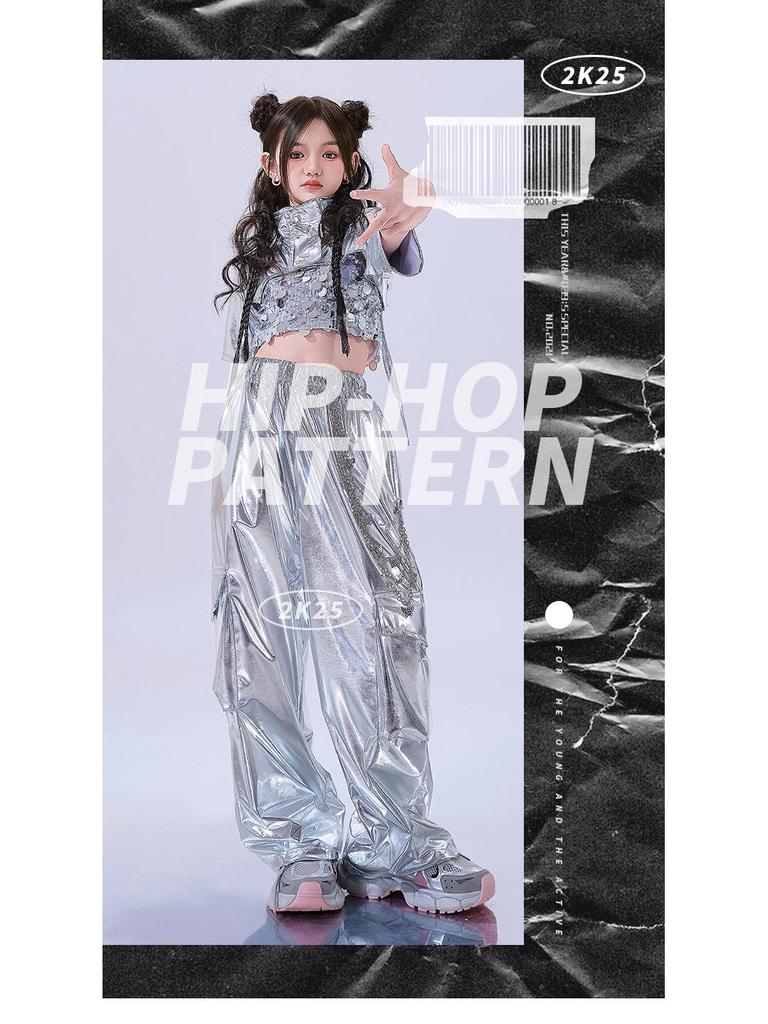 Μοντέρνα Στολή Τζαζ Χορού για Κορίτσια - Δροσερή Μοντέρνα Καλοκαιρινή Στολή Παράστασης για Χορό σε Στυλ Δρόμου.