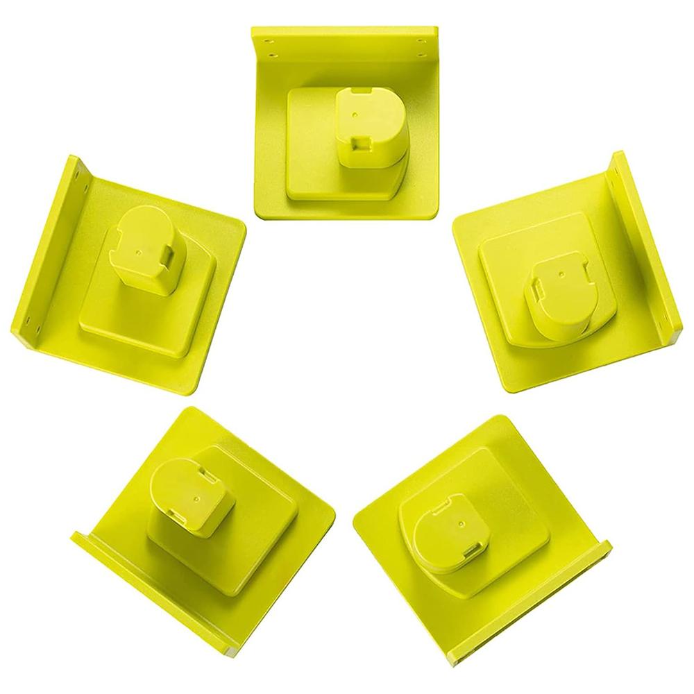 1-1PCS Wall Mount Battery & Tool Holder for Ryobi 18V Li-ion Battery Power Tool Drill Storage Hangers Shelf for RYOBI P111 P117
