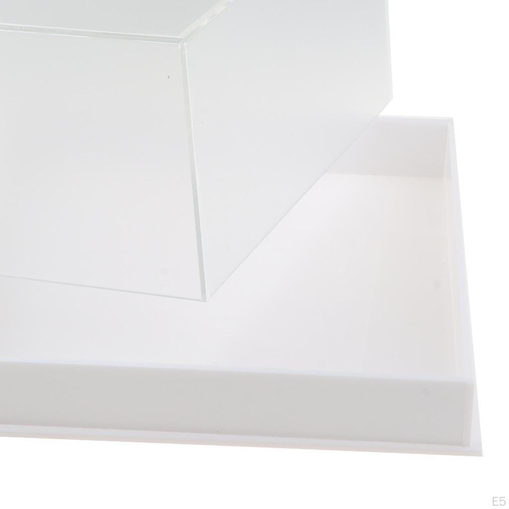 Acrylic Pastry Bin Rectangular Portable Cake Bread Organizer Baking Supplies