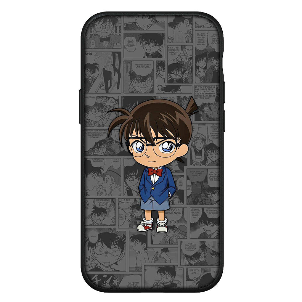 

Чехол для iPhone 17 16 15 Xiaomi Poco Redmi Note 14 13 12 11 Pro Max 9 16e Samsung Galaxy S25 S24 S23 OPPO Huawei Мультяшный Детектив Конан Чехол для телефона for iPhone 11 Pro Max