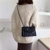 Vintage Rivet Chain Small Shoulder Bags For Women Flap PU Leather Fashion Small Square Crossbody Bag Designer Handbag